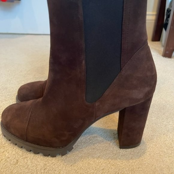 Stuart Weitzman, Brown Ankle Boots, size 8